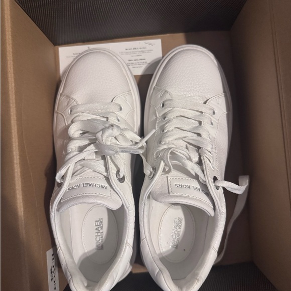 Michael Kors Shoes - Michael Kors Classic White Lace-Up Sneakers